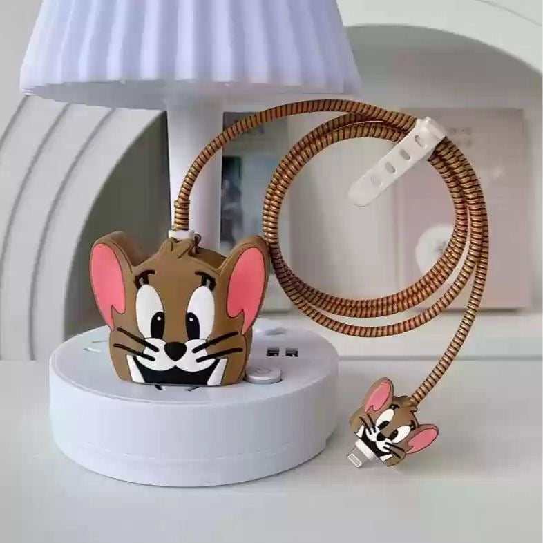 Jerry Cheese Chase 3D Case Set - Apple 18W/20W Compatible