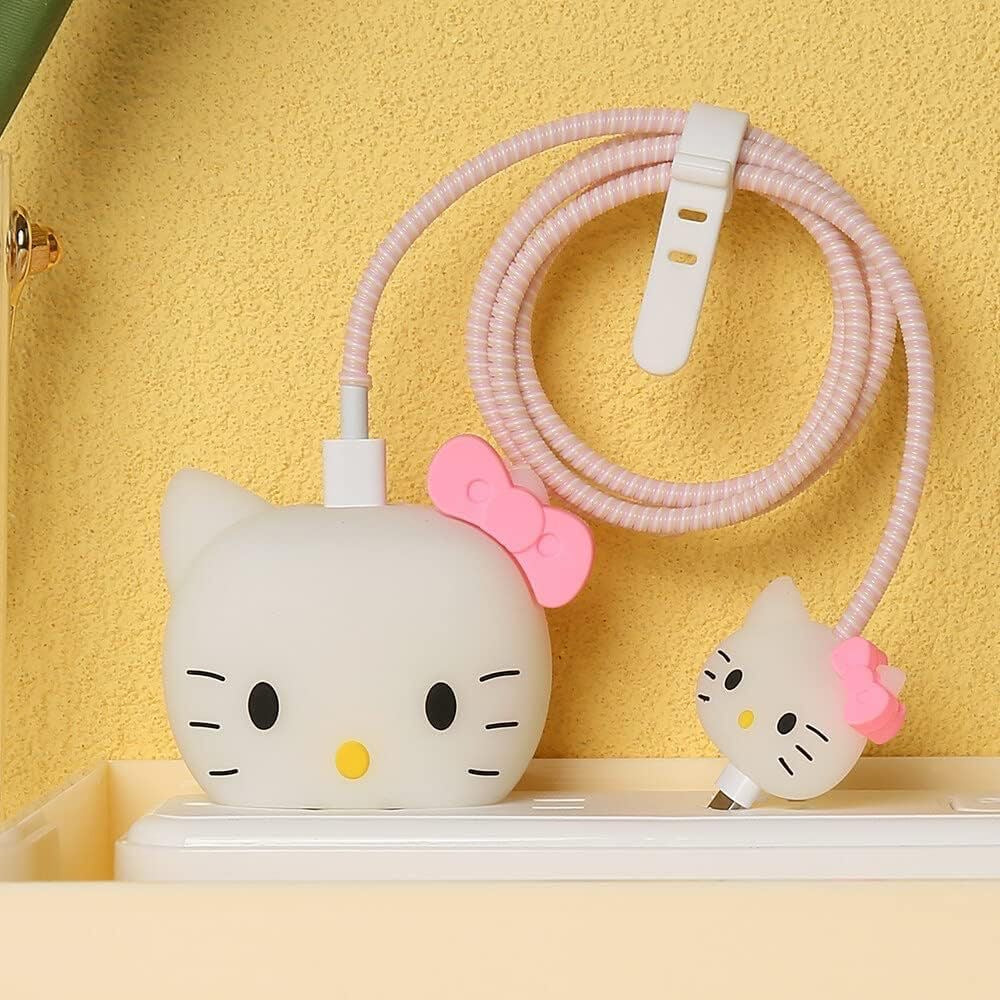 Hello Kitty Pink 3D Case Set - Apple 18W/20W Compatible