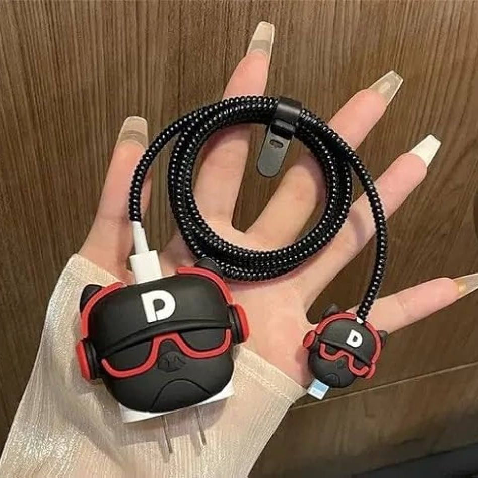 Cool Dog Gamer 3D Case Set - Apple 18W/20W Compatible