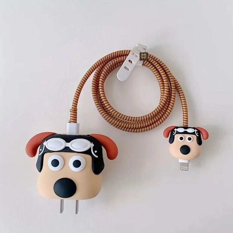 Pilot Pup Adventure 3D Case Set - Apple 18W/20W Compatible