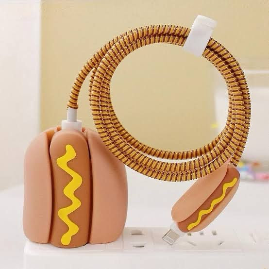 Hotdog Delight Style 3D Case Set - Apple 18W/20W Compatible